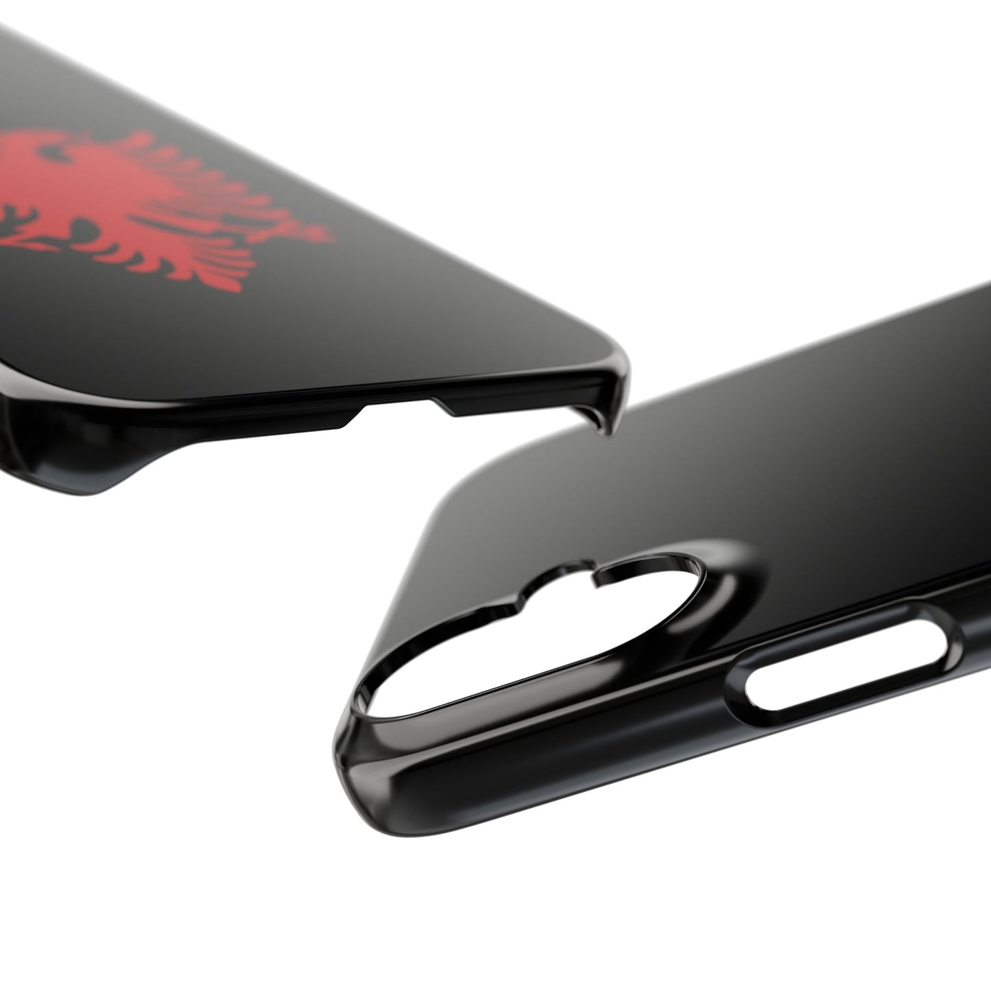 Slim Cases - Albania Double Headed Eagle, Albanian Flag Phone Cover, Patriotic Phone Case, National Symbol Gift, Unique Phone Accessories