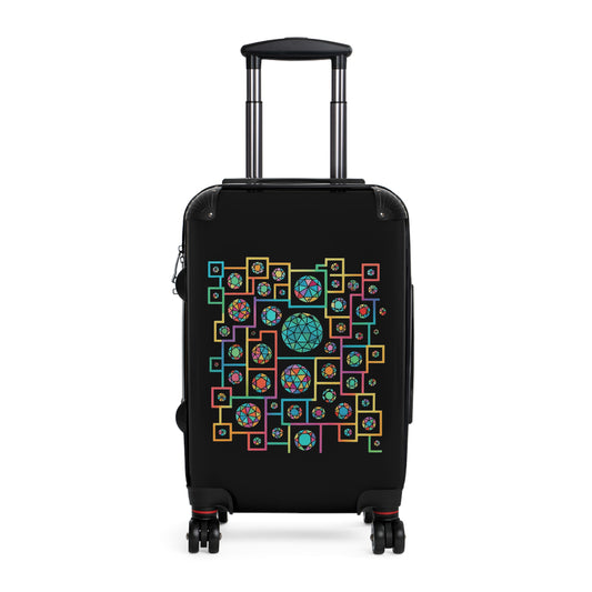 Geometric Heritage Design Suitcase