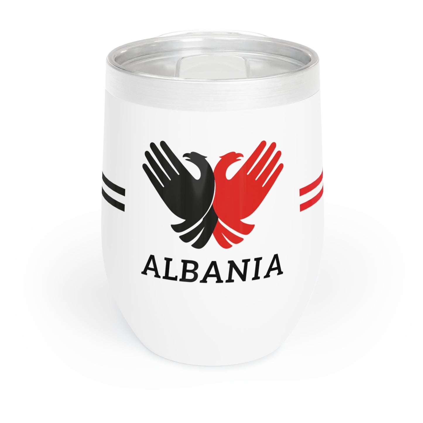 Albania Stainless Steel Tumbler - Stylish Insulated Drinkware, Gift for Coffee Lovers, Ideal for Use
