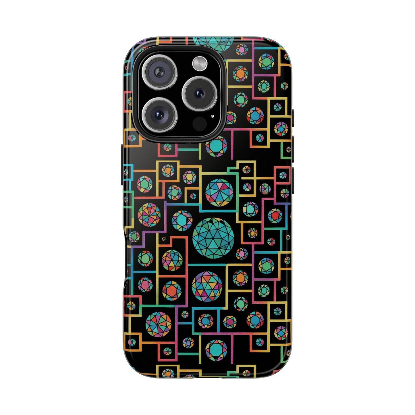 Geometric Dome Inspired Tough Phone Cases