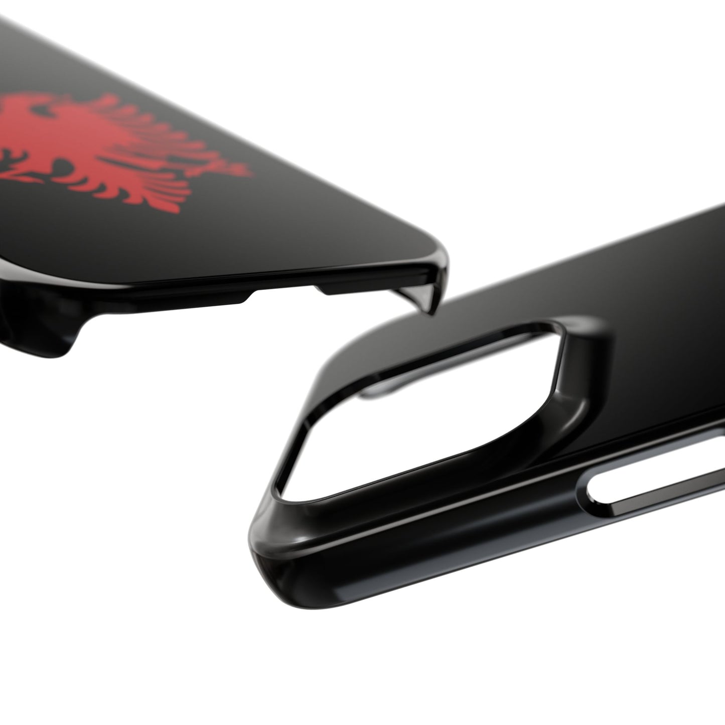 Slim Cases - Albania Double Headed Eagle, Albanian Flag Phone Cover, Patriotic Phone Case, National Symbol Gift, Unique Phone Accessories