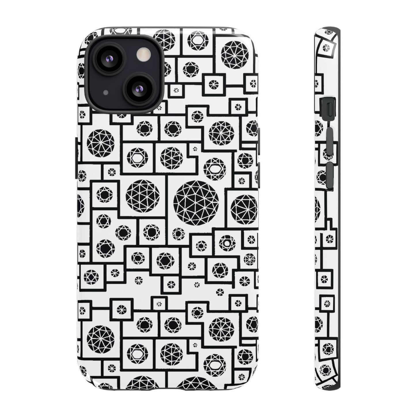 Unique Geometric Phone Case - For iPhone, Google Pixel, and Samsung Galaxy