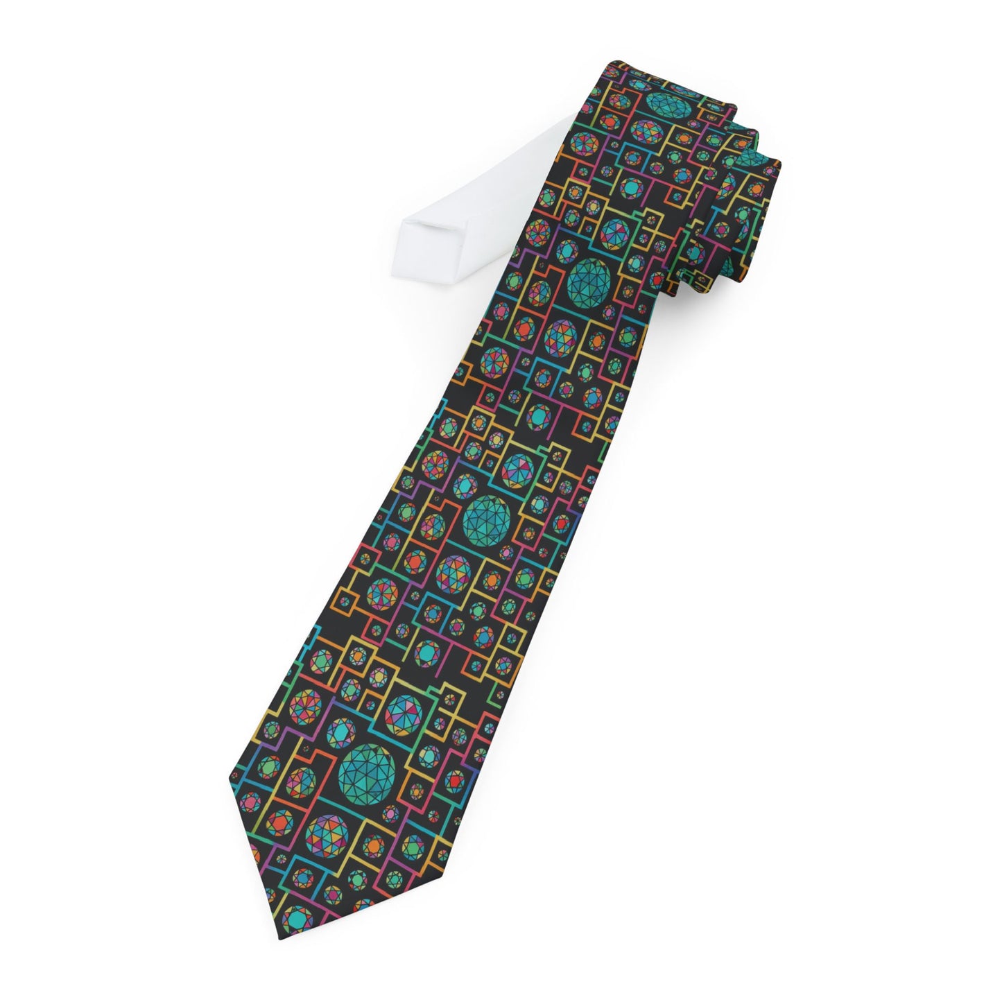 Geometric Heritage Necktie - Colorful
