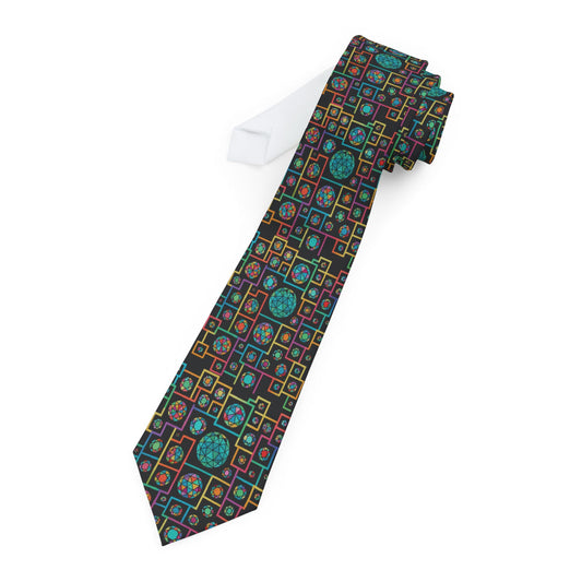 Geometric Heritage Necktie - Colorful