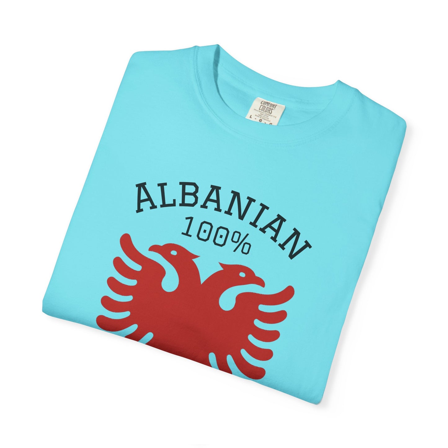 110% Baba - Albanian Dad T-Shirt | Father's Day Gift with Eagle Motif
