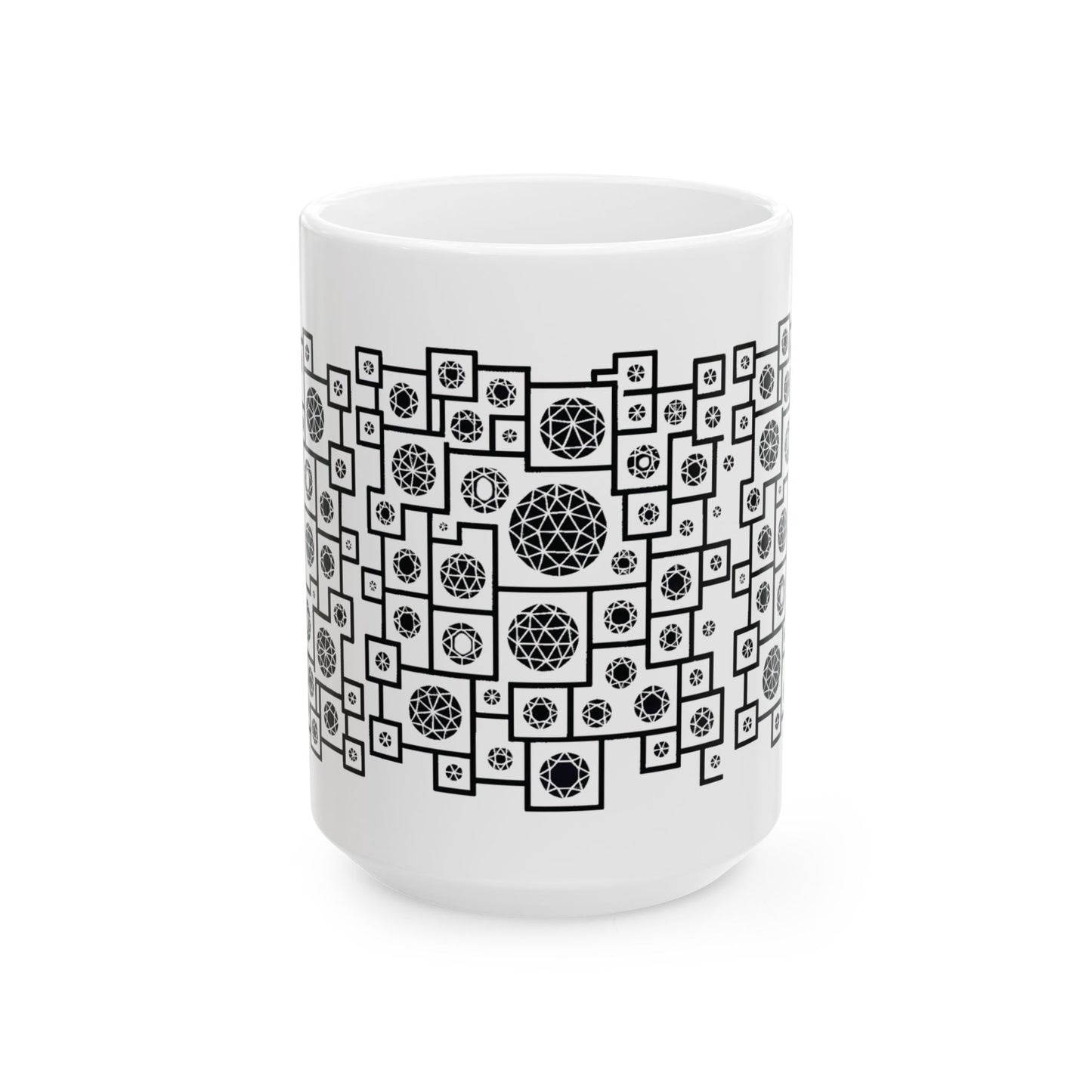 Geometric Heritage Mug - White Edition