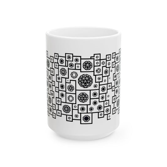 Geometric Heritage Mug - White Edition