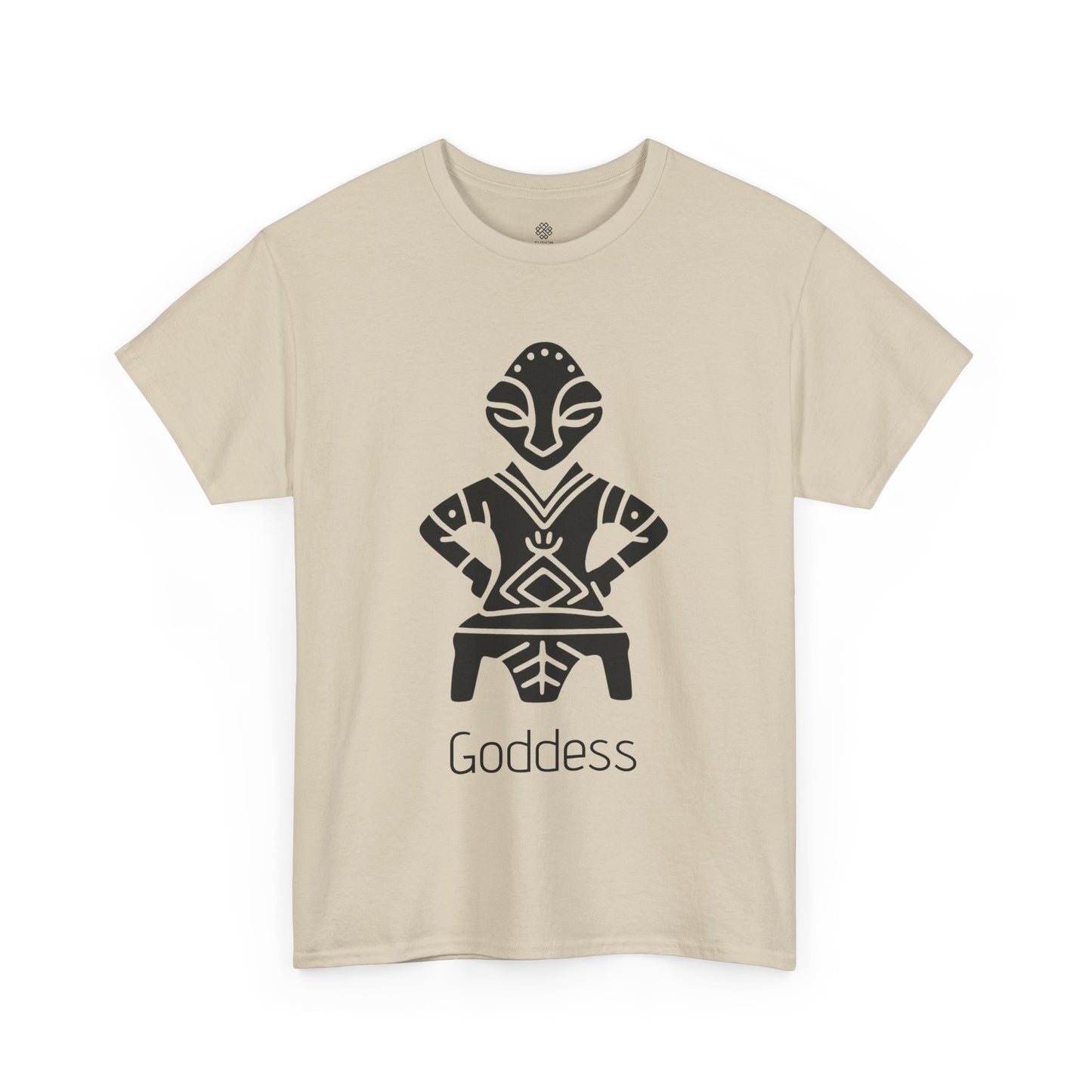 The Goddess On The Throne Cultural Artwork Tee Unisex Heavy Cotton Tee