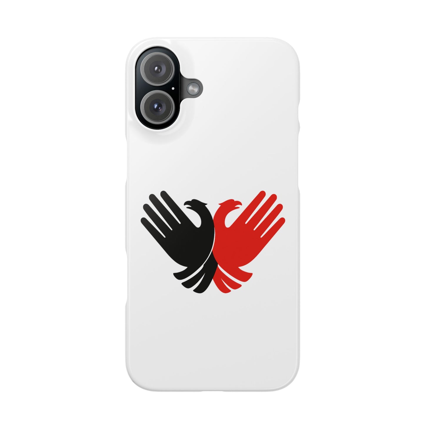 Phone Case, Slim Case with Double Headed Eagle Hands Design, Protective Cover, Thin Case, Eagle Lover Gift, Unique Phone Accessory