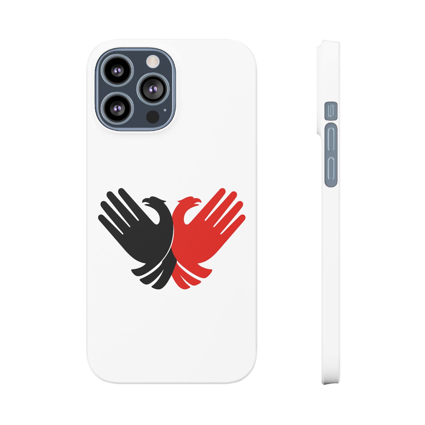 Phone Case, Slim Case with Double Headed Eagle Hands Design, Protective Cover, Thin Case, Eagle Lover Gift, Unique Phone Accessory