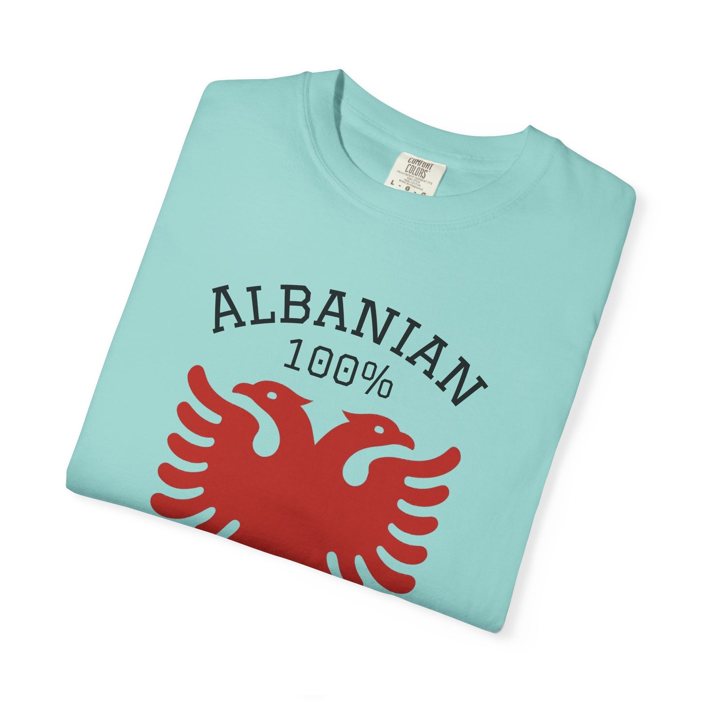 110% Baba - Albanian Dad T-Shirt | Father's Day Gift with Eagle Motif