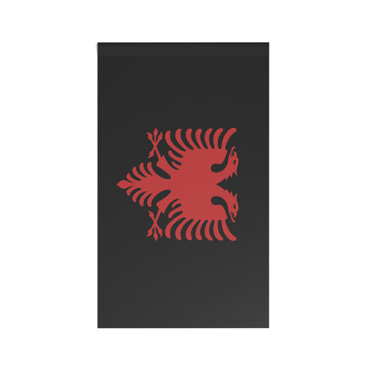 Albanian Flag House Banner, Outdoor Decor, Home Accents, National Pride, Celebration Decoration, Sports Gatherings