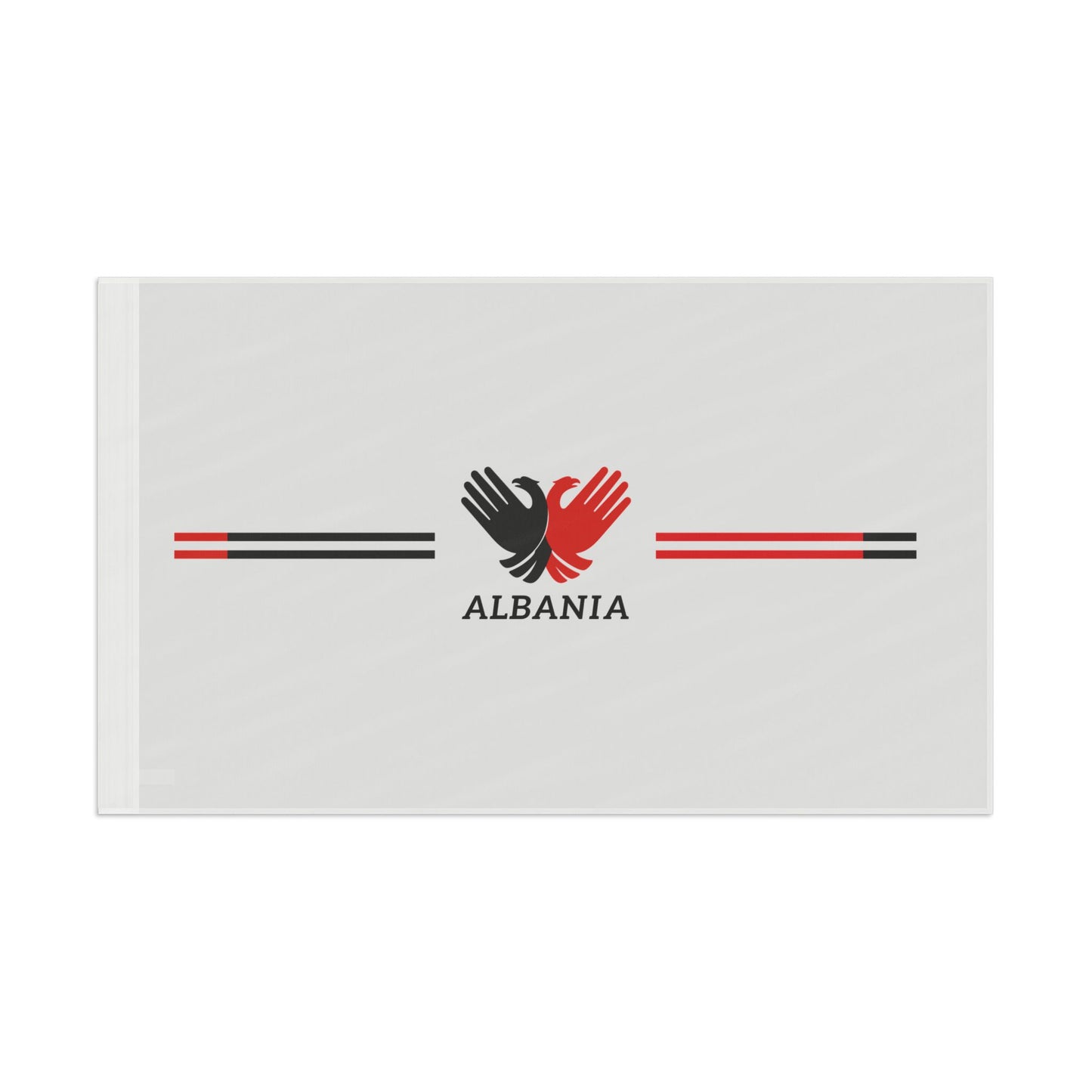 Albanian Flag Decor, National Pride Flag, Decorative Banner, Home & Office Wall Art, Albania Flag Gift