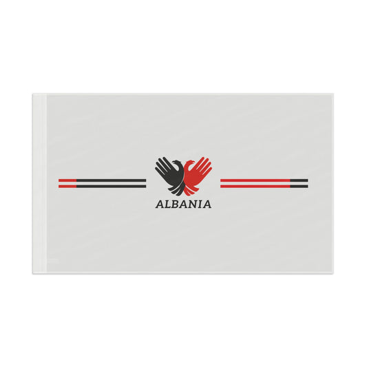 Albanian Flag Decor, National Pride Flag, Decorative Banner, Home & Office Wall Art, Albania Flag Gift