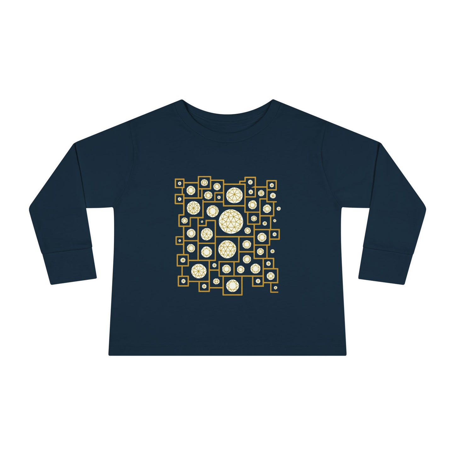 Geometric Heritage Kids' Toddler Long Sleeve Tee