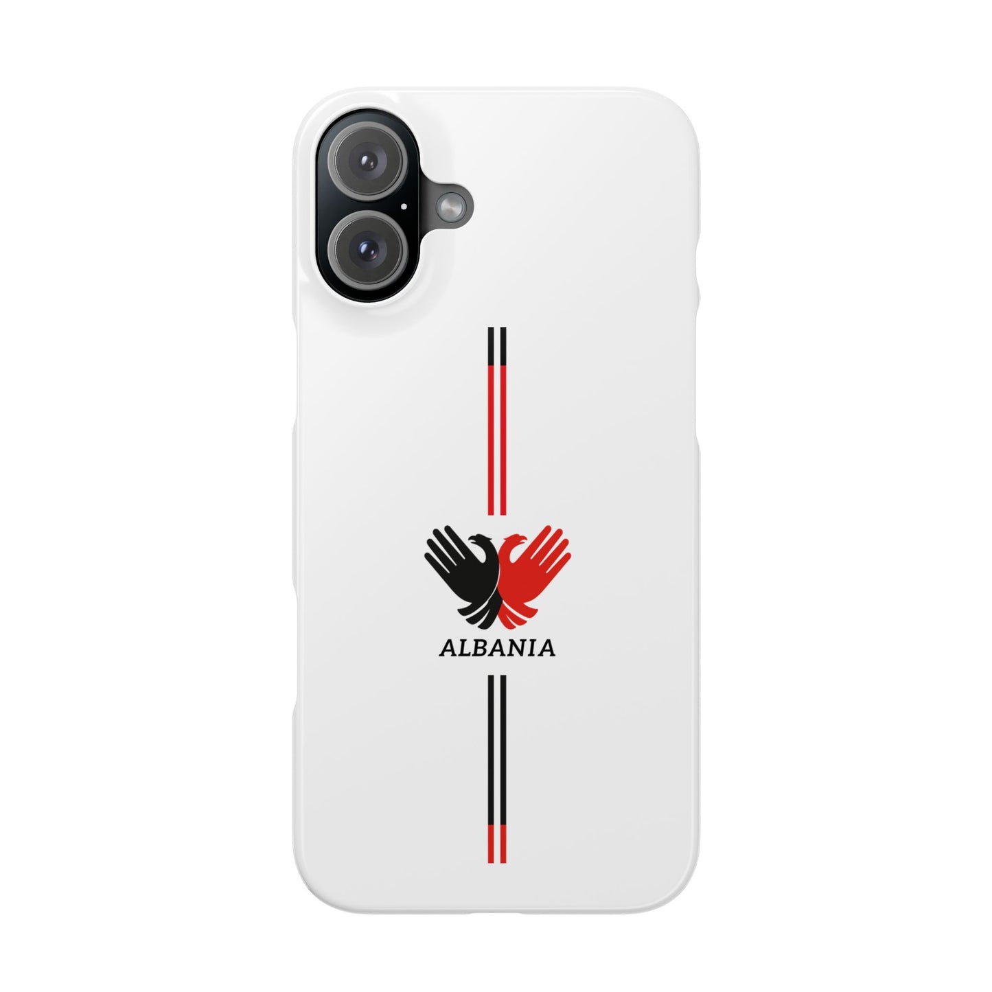 Albania Slim Phone Case | Stylish Mobile Cover, Unique Gift for Travelers, Phone Accessory for Albanian Pride, Home Decor