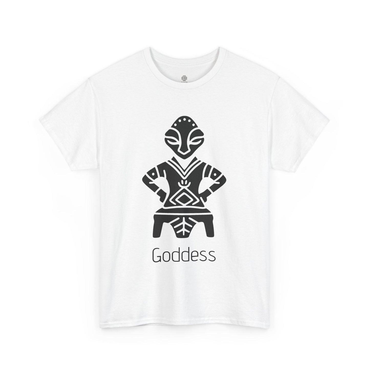The Goddess On The Throne Cultural Artwork Tee Unisex Heavy Cotton Tee