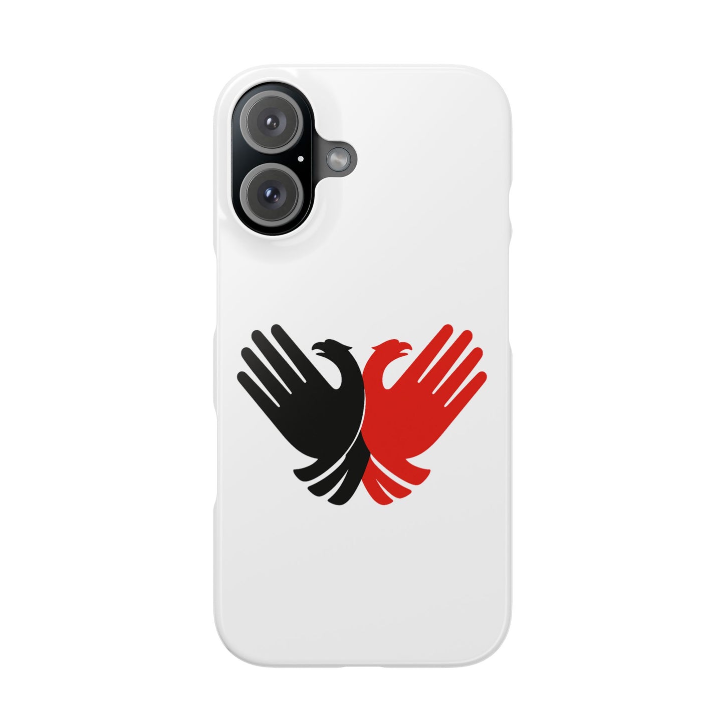 Phone Case, Slim Case with Double Headed Eagle Hands Design, Protective Cover, Thin Case, Eagle Lover Gift, Unique Phone Accessory
