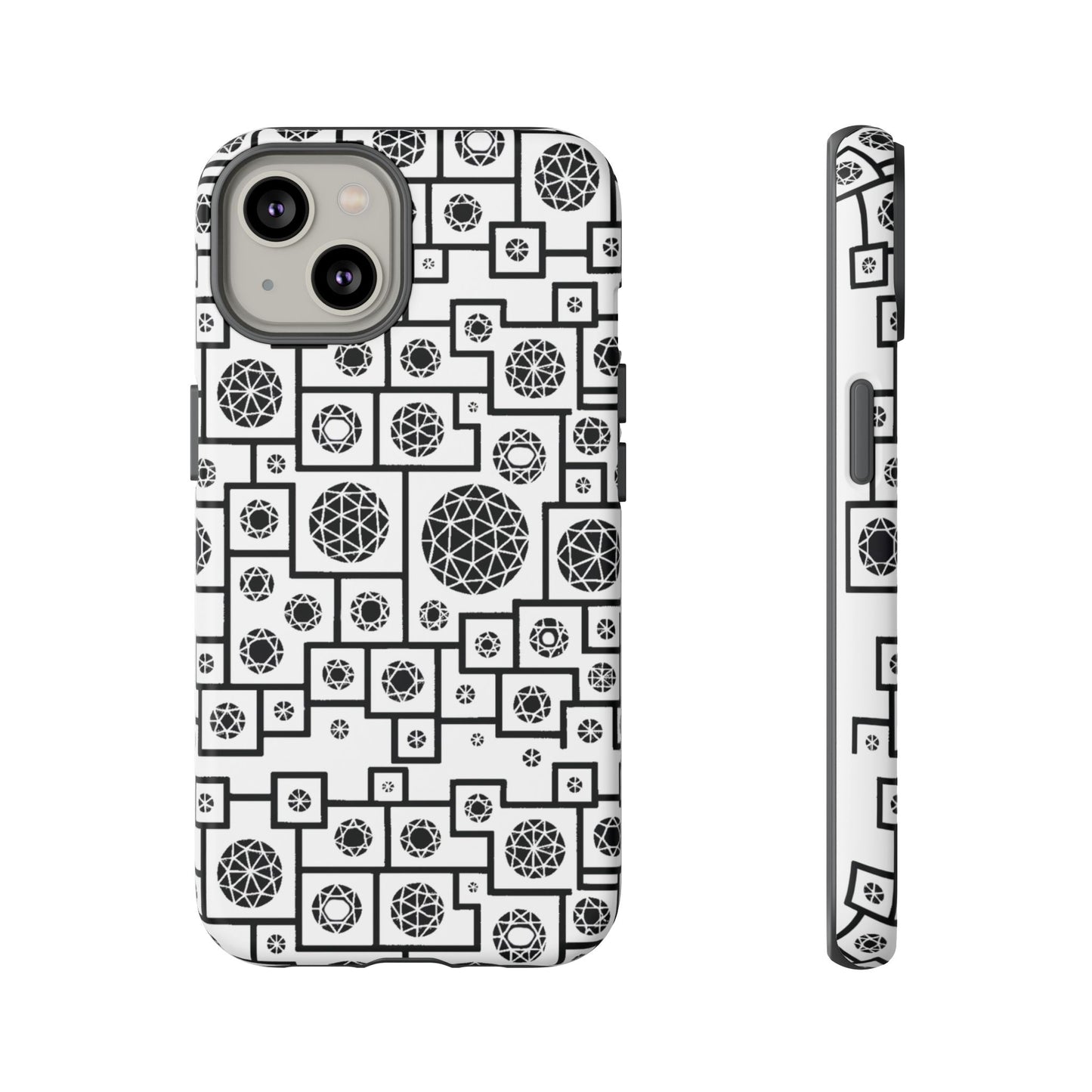 Unique Geometric Phone Case - For iPhone, Google Pixel, and Samsung Galaxy