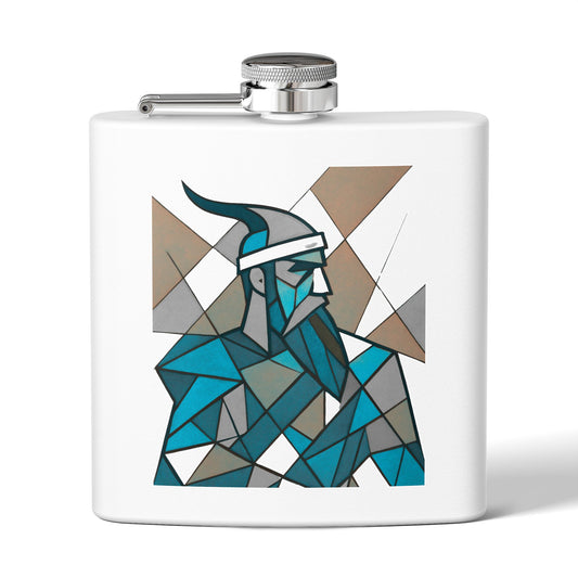 Geometric Design Flask - Gjergj Kastrioti Skenderbeu, National Hero Albania