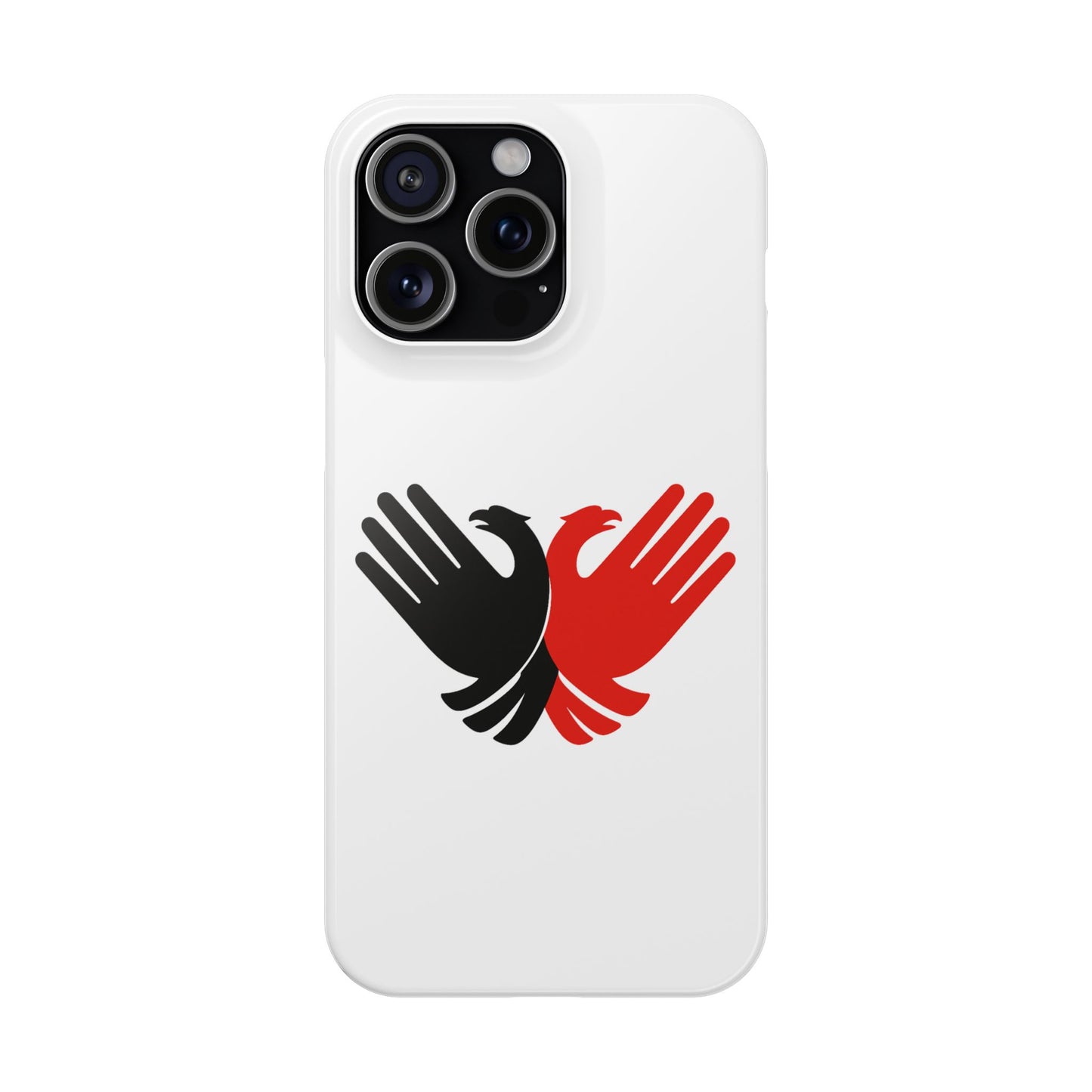 Phone Case, Slim Case with Double Headed Eagle Hands Design, Protective Cover, Thin Case, Eagle Lover Gift, Unique Phone Accessory