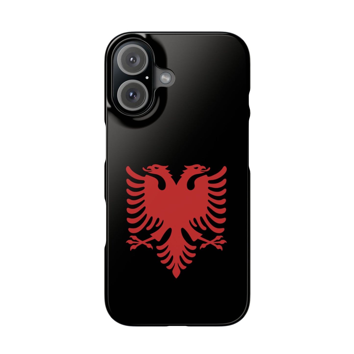 Slim Cases - Albania Double Headed Eagle, Albanian Flag Phone Cover, Patriotic Phone Case, National Symbol Gift, Unique Phone Accessories