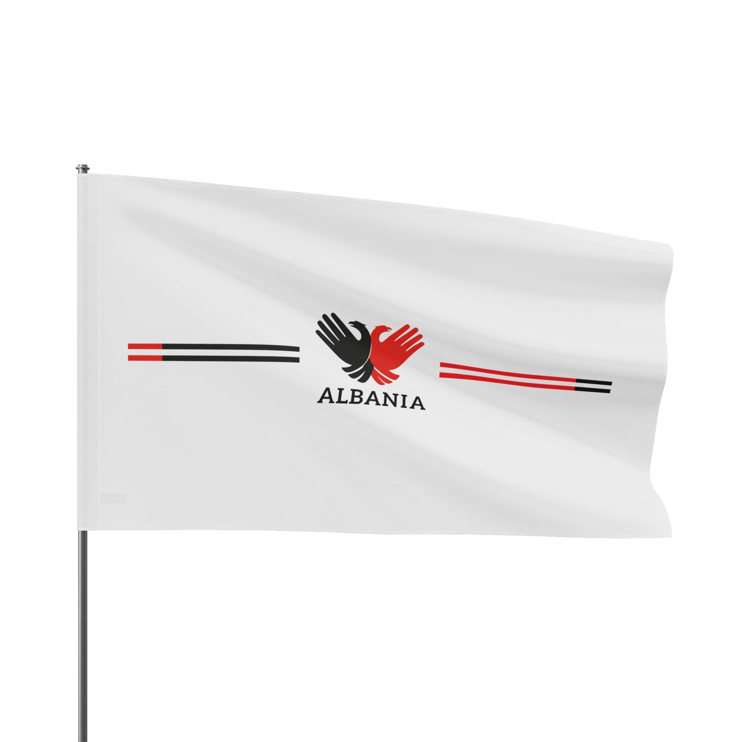 Albanian Flag Decor, National Pride Flag, Decorative Banner, Home & Office Wall Art, Albania Flag Gift