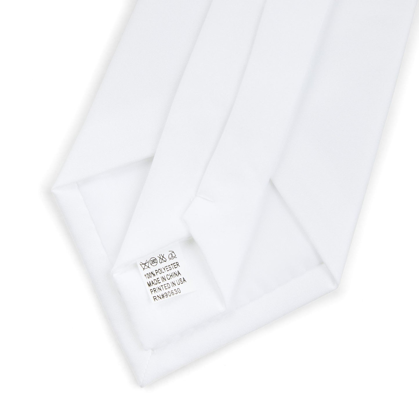 Geometric Heritage Necktie  - White
