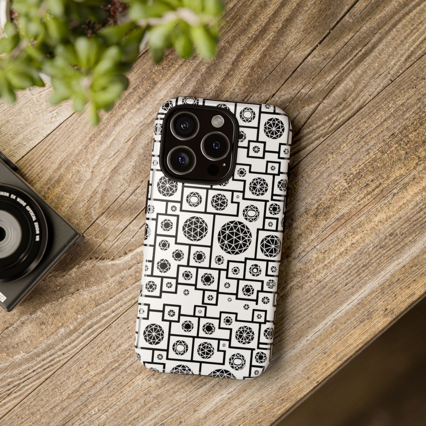 Unique Geometric Phone Case - For iPhone, Google Pixel, and Samsung Galaxy
