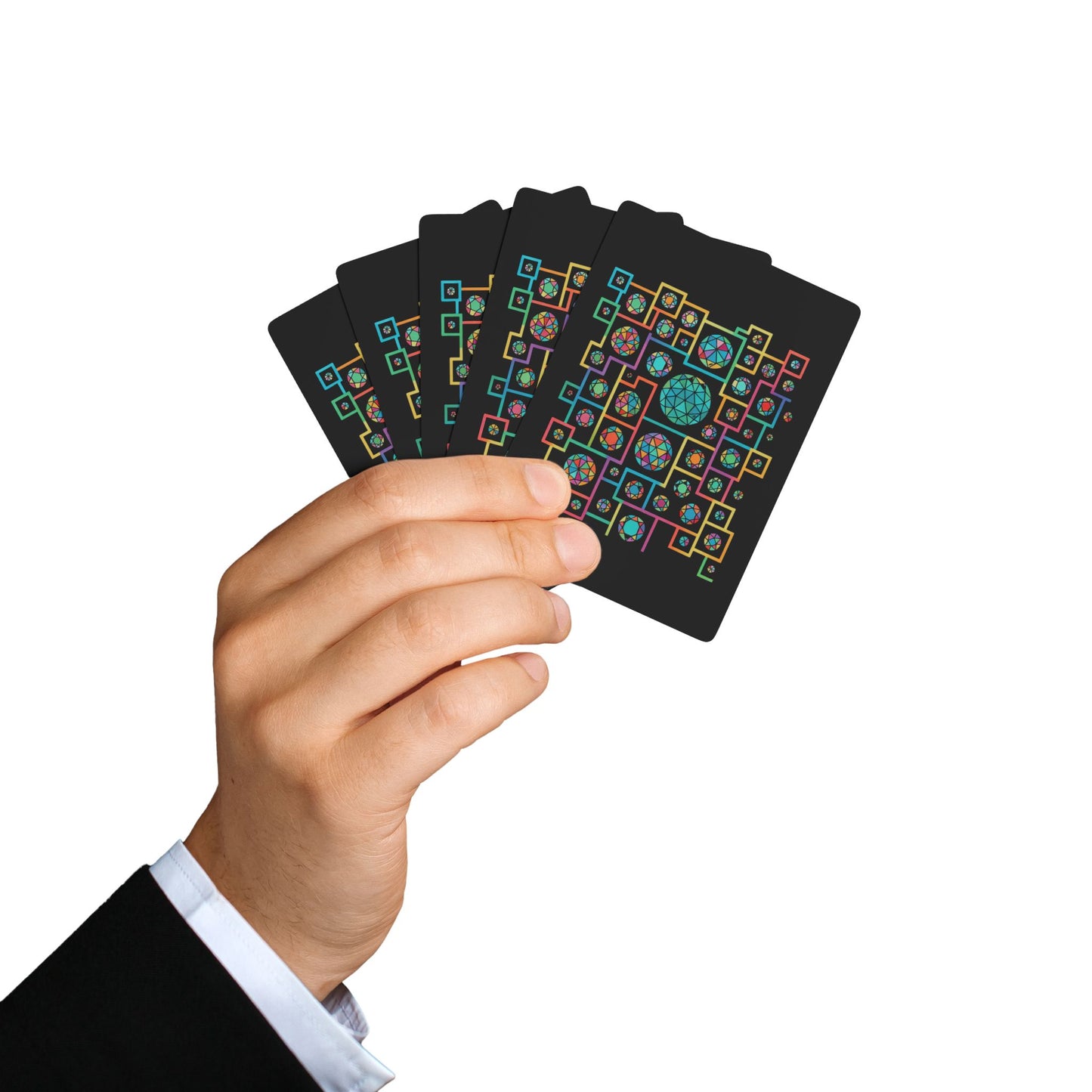 Geometric Heritage Poker Playing Cards