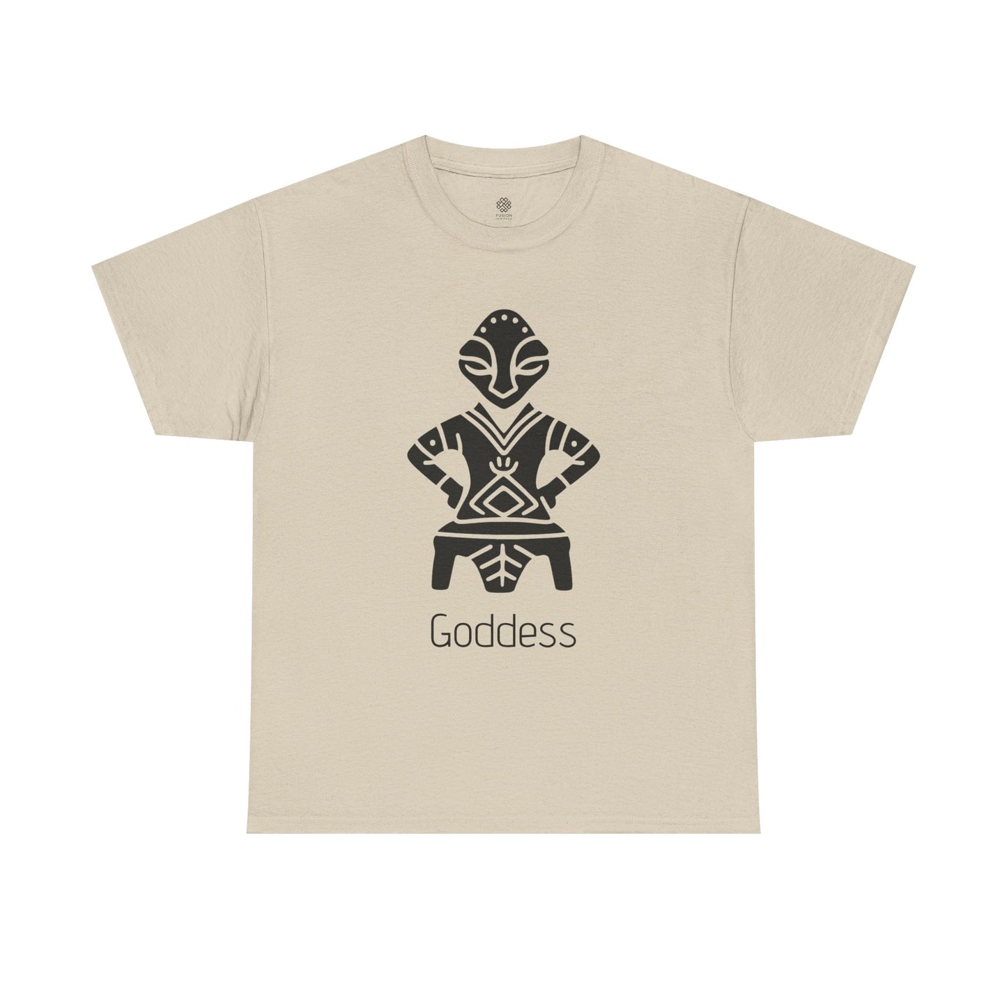 The Goddess On The Throne Cultural Artwork Tee Unisex Heavy Cotton Tee