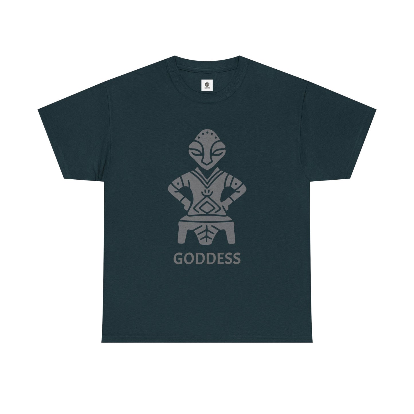 The Goddess On The Throne Cultural Artwork Tee Unisex Heavy Cotton Tee