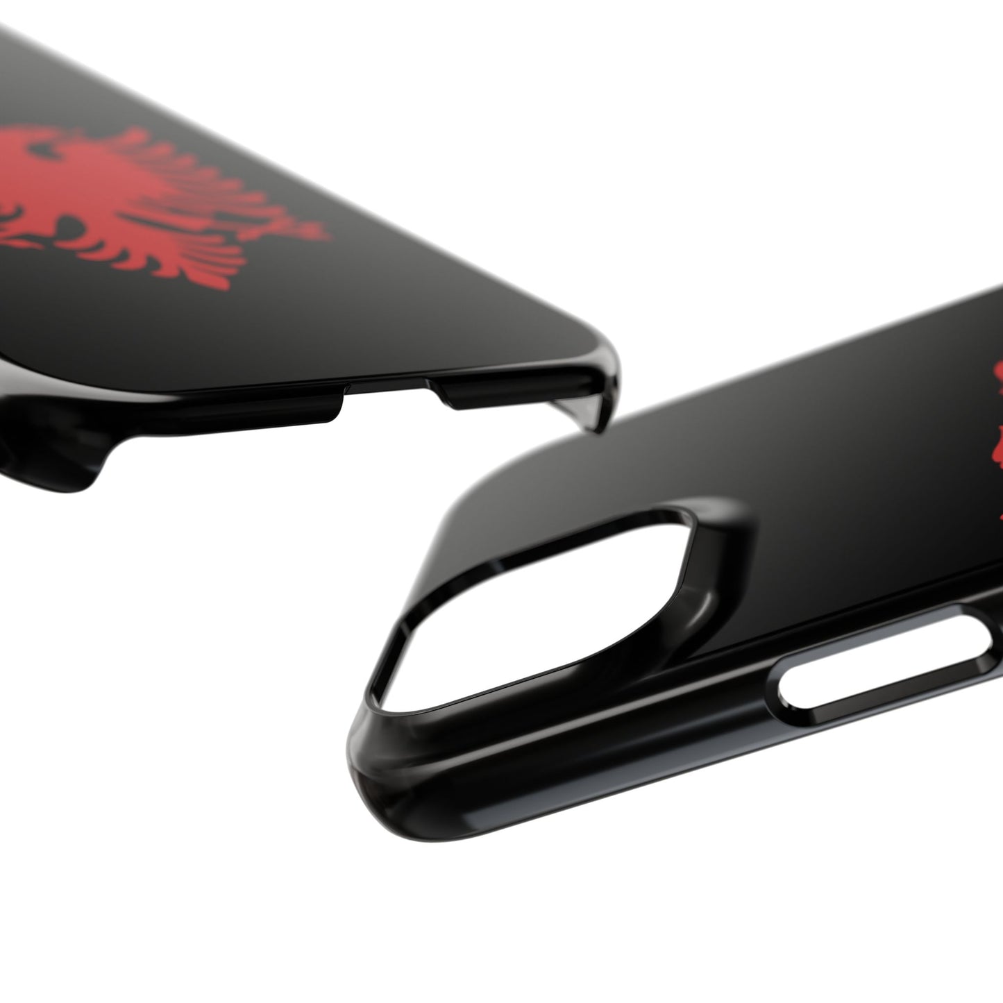 Slim Cases - Albania Double Headed Eagle, Albanian Flag Phone Cover, Patriotic Phone Case, National Symbol Gift, Unique Phone Accessories