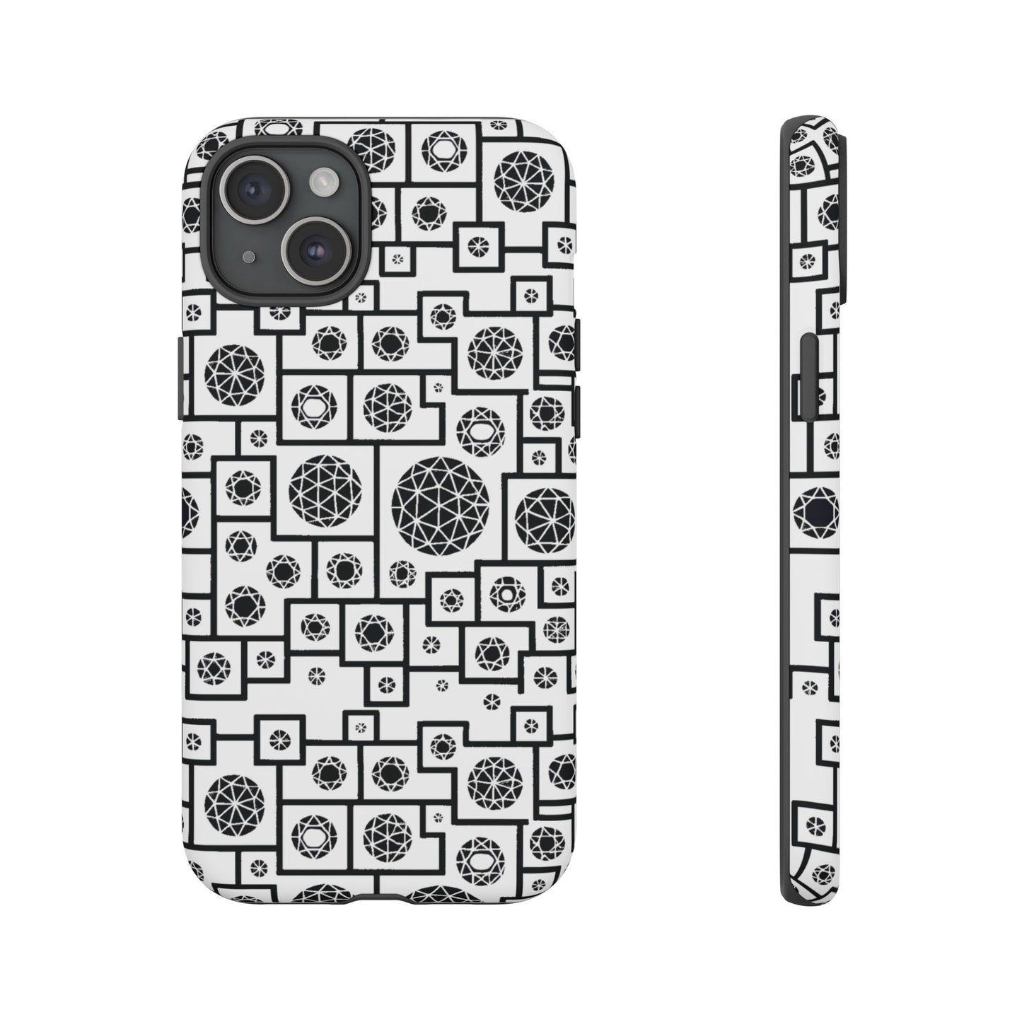 Unique Geometric Phone Case - For iPhone, Google Pixel, and Samsung Galaxy