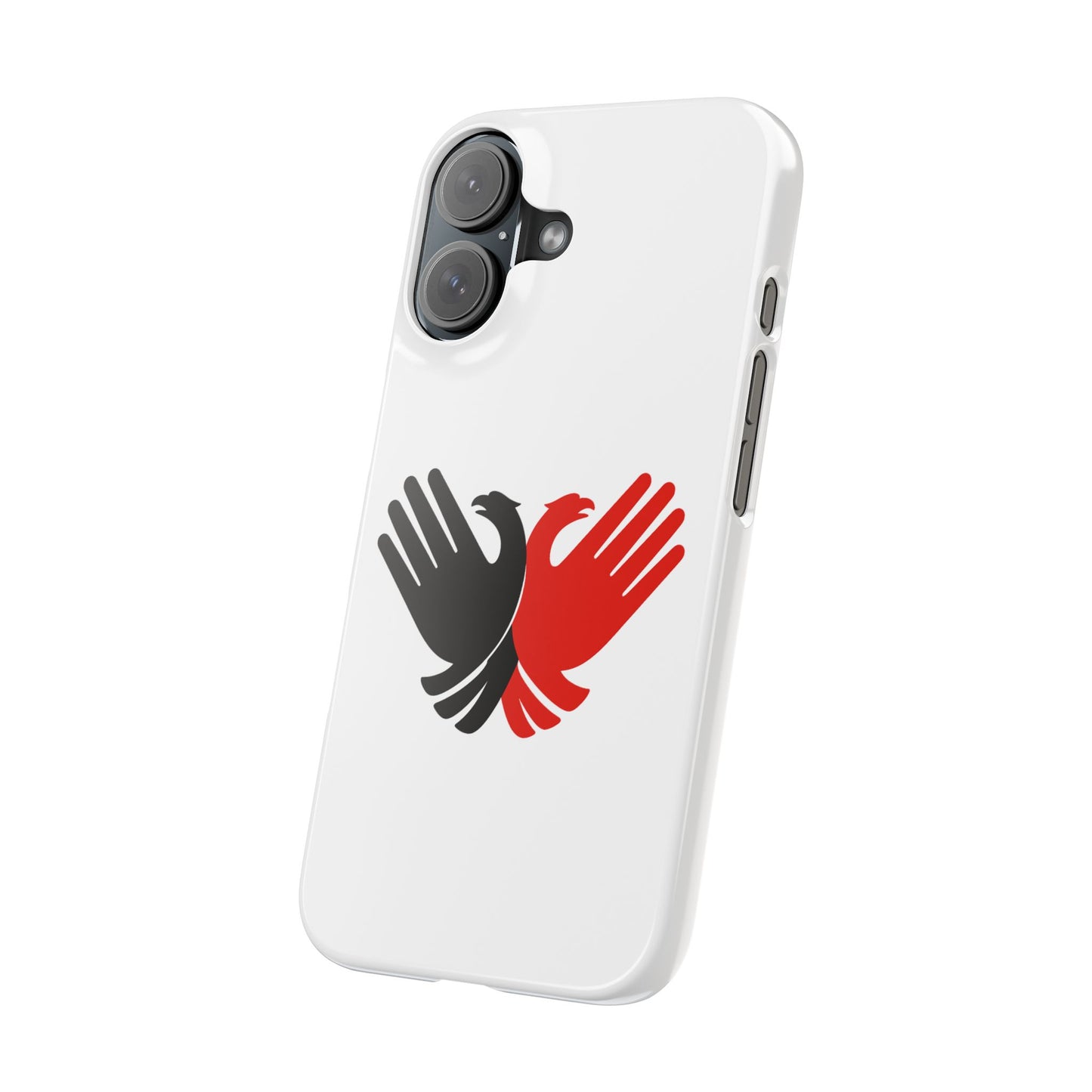 Phone Case, Slim Case with Double Headed Eagle Hands Design, Protective Cover, Thin Case, Eagle Lover Gift, Unique Phone Accessory