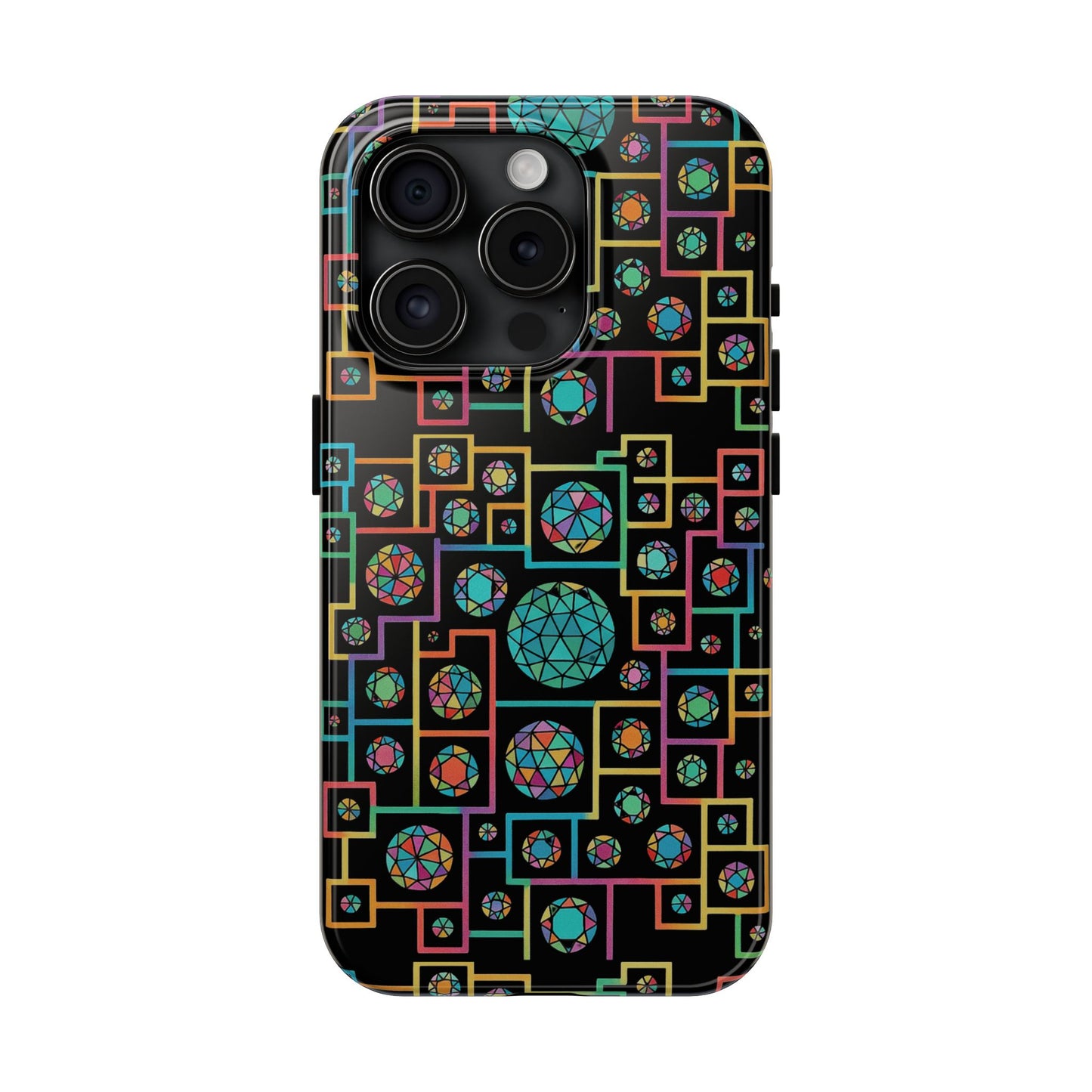 Geometric Dome Inspired Tough Phone Cases