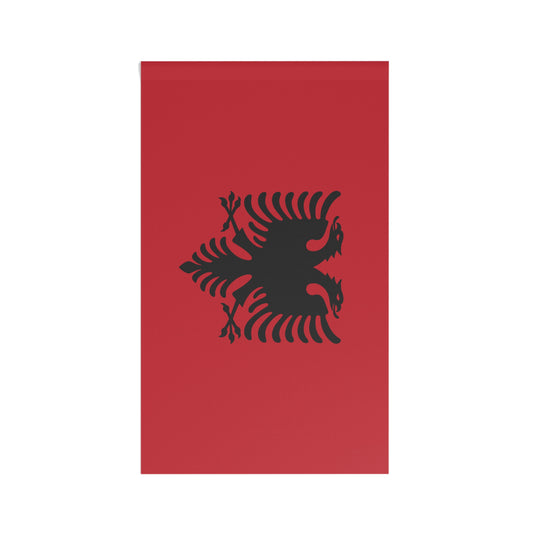 Albanian Flag House Banner, Outdoor Decor, Home Accents, National Pride, Celebration Decoration, Sports Gatherings