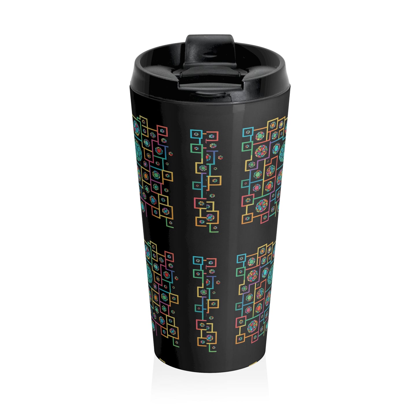 Geometric Heritage Travel Tumbler