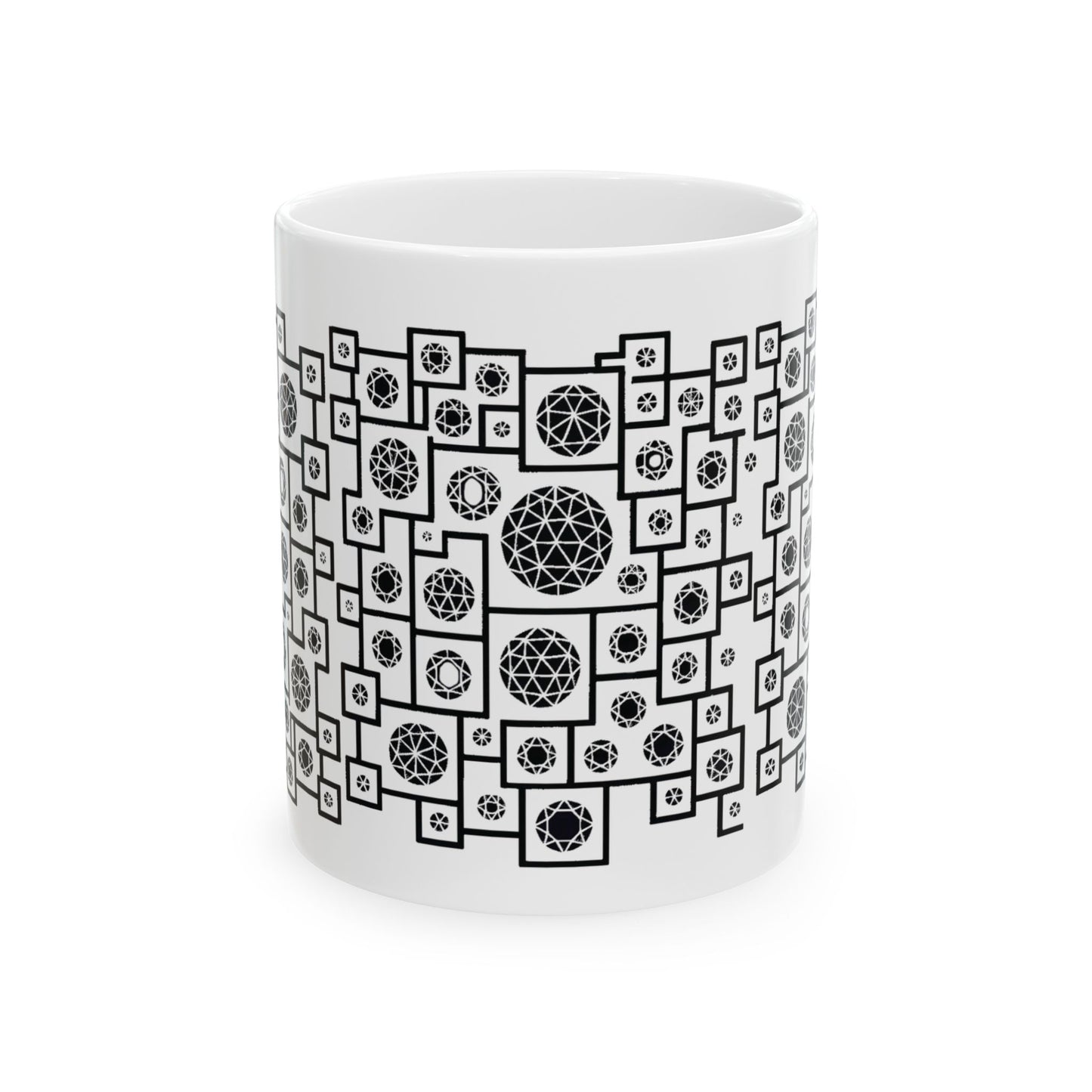 Geometric Heritage Mug - White Edition