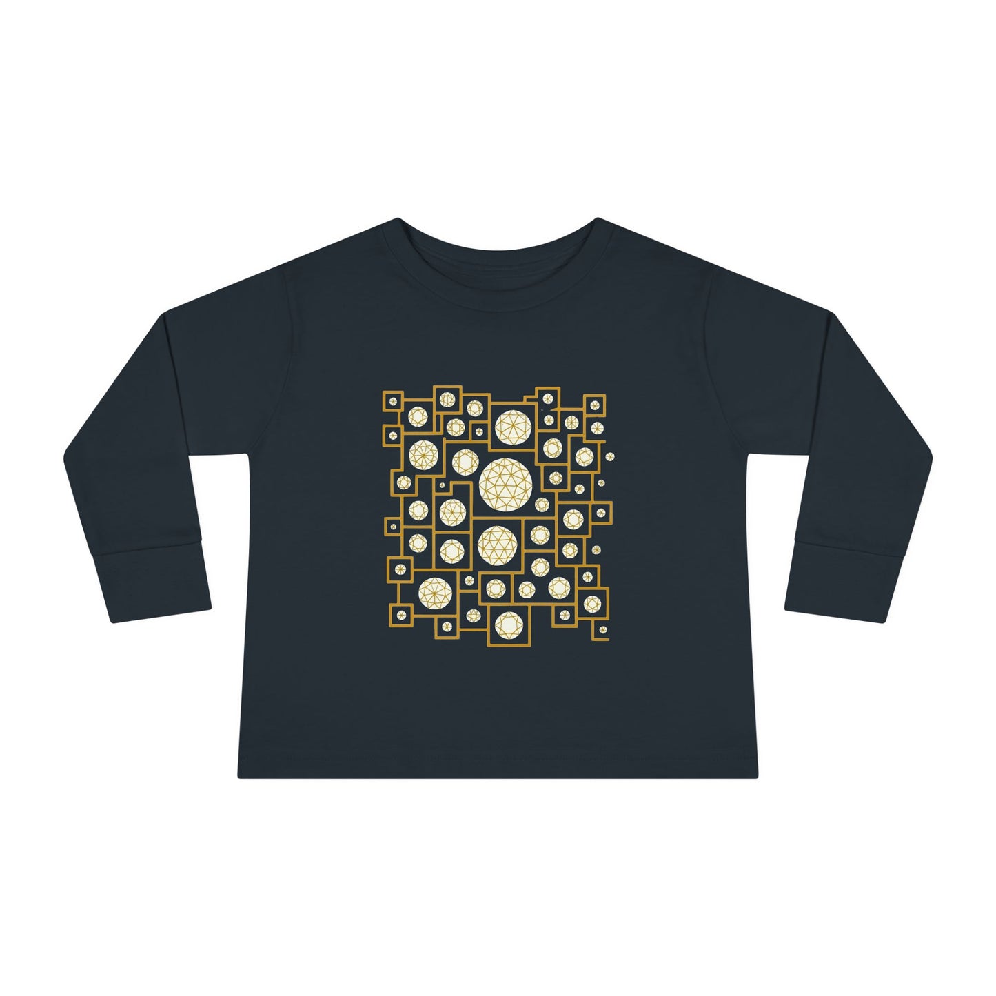 Geometric Heritage Kids' Toddler Long Sleeve Tee
