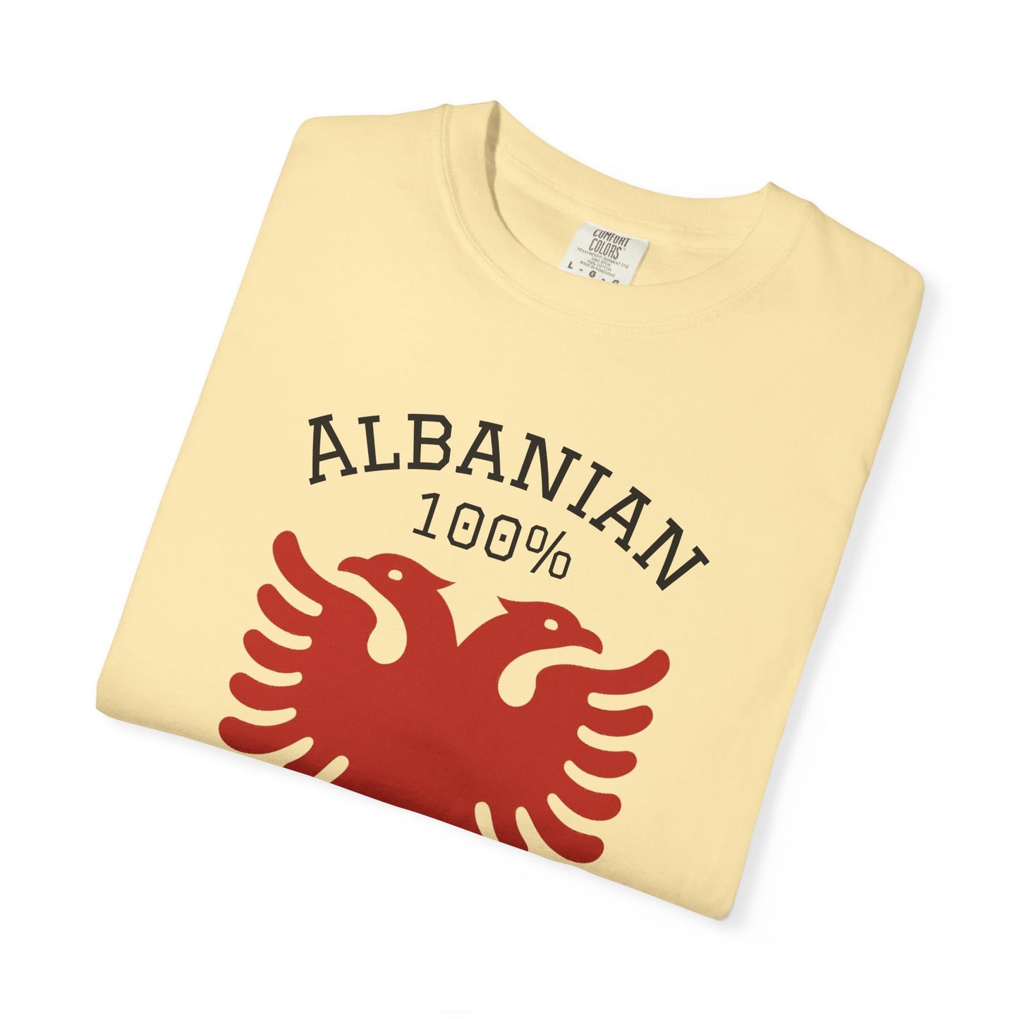 110% Baba - Albanian Dad T-Shirt | Father's Day Gift with Eagle Motif