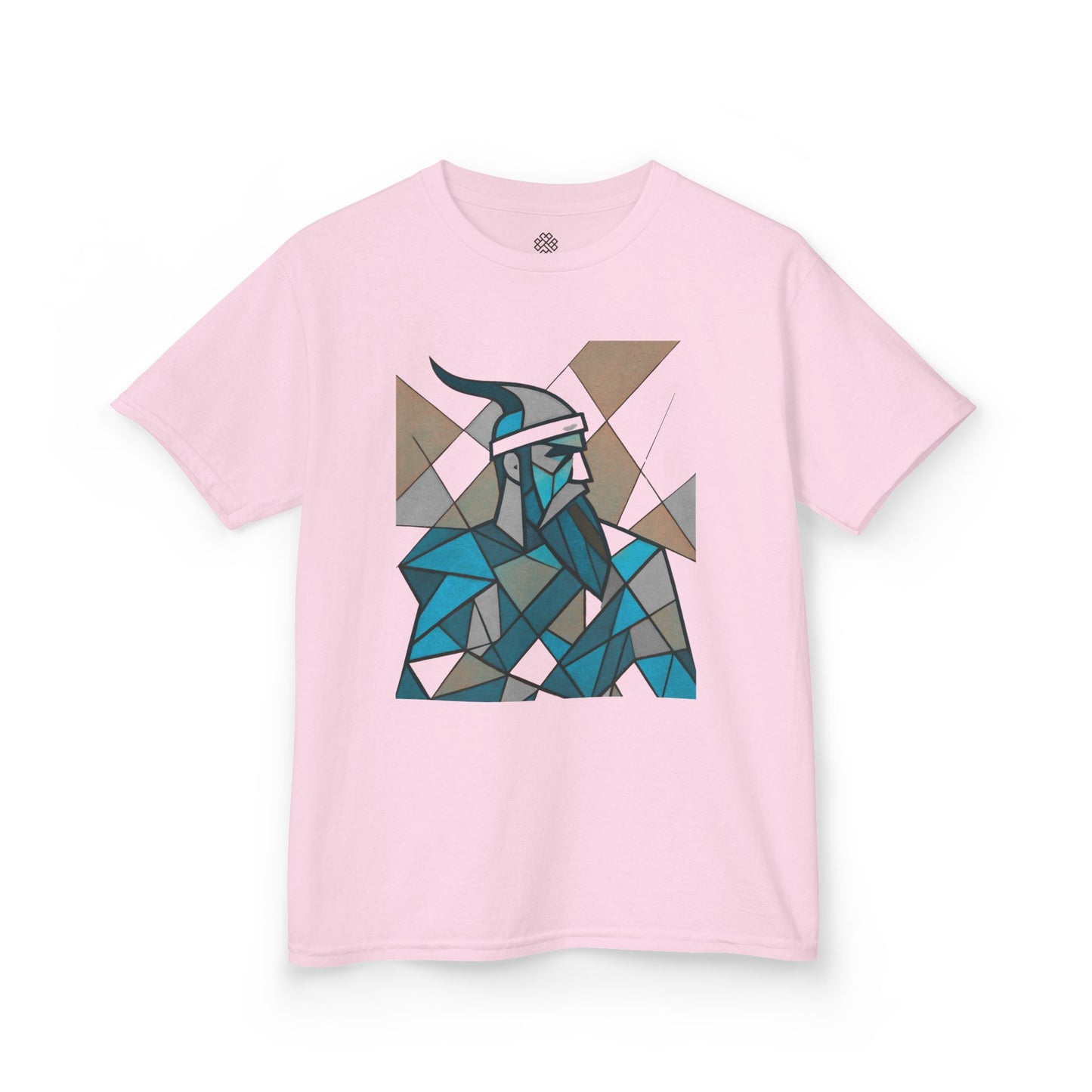 Geometric Cotton Tee - Honoring Gjergj Kastrioti Skendrbeu (Kids)