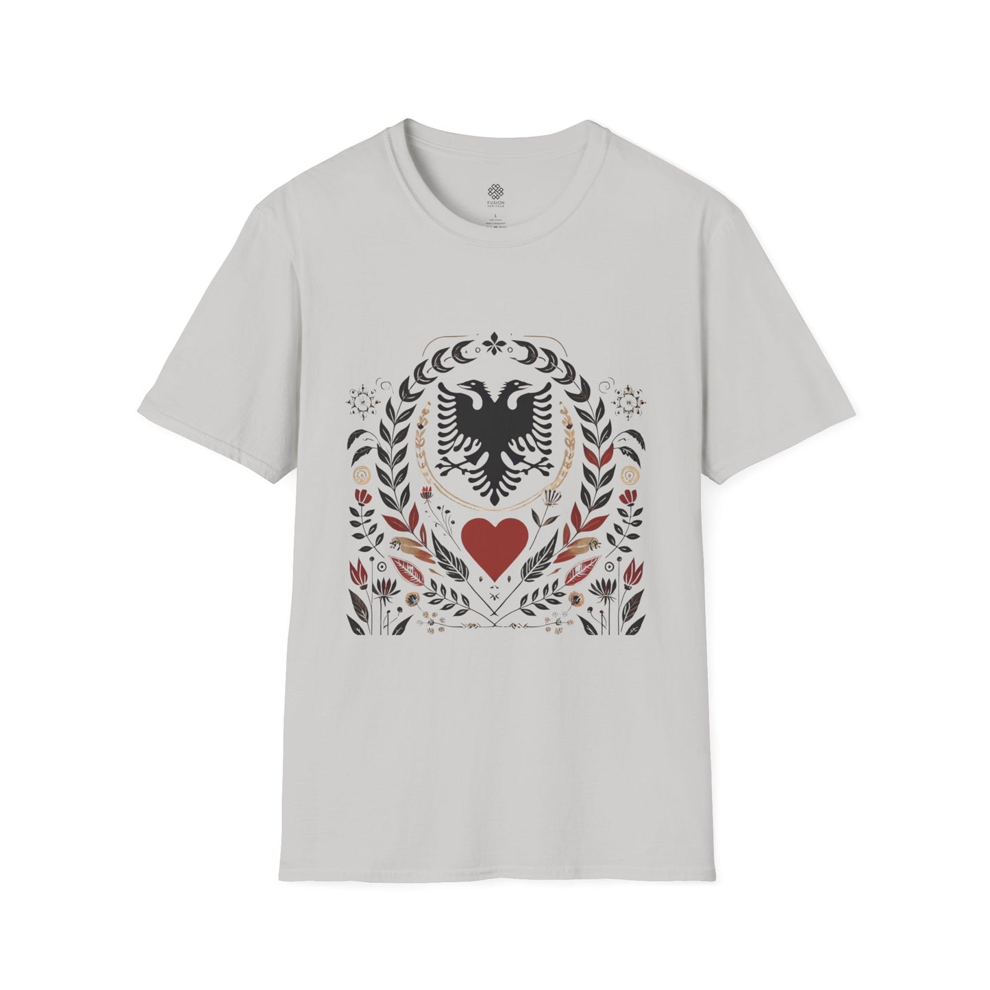 Mother's Day T-Shirt with Albanian Motifs- Gift for Mom, Ethnic Graphic Tee, Family Tradition