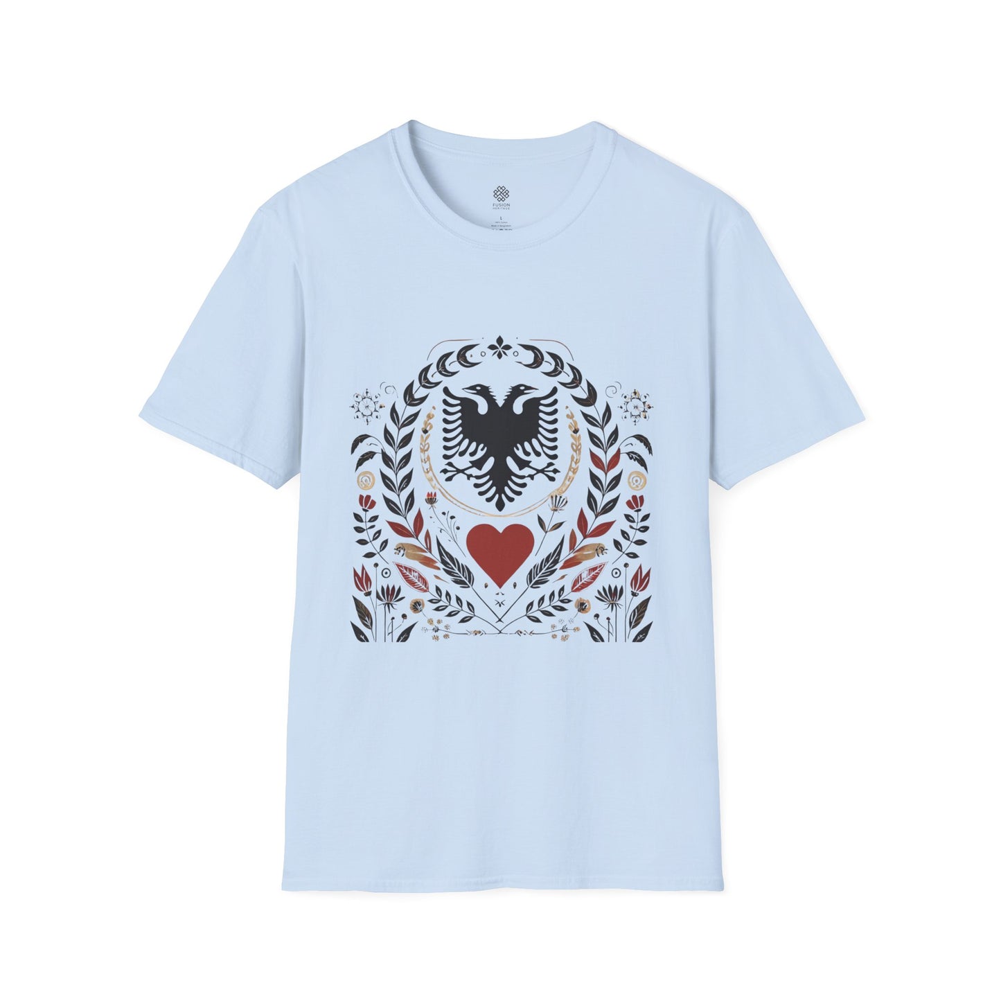 Mother's Day T-Shirt with Albanian Motifs- Gift for Mom, Ethnic Graphic Tee, Family Tradition