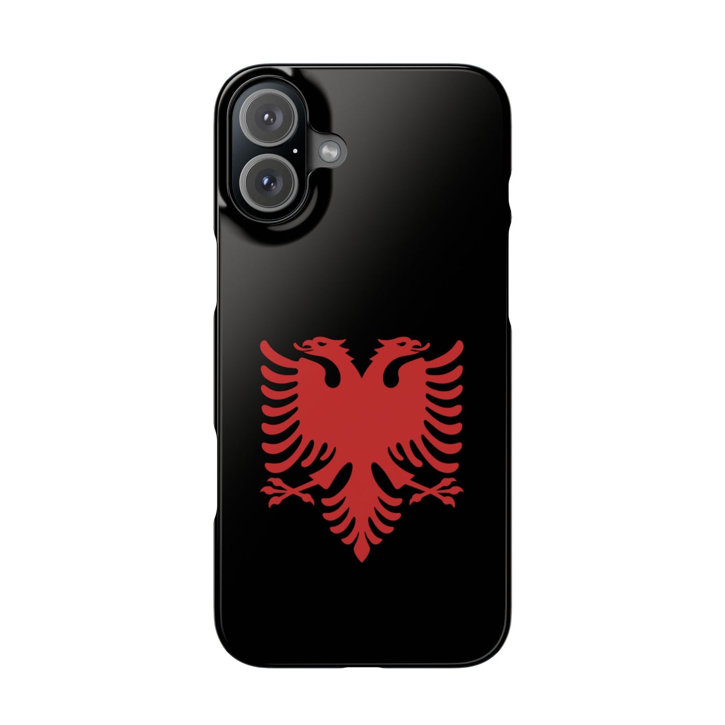 Slim Cases - Albania Double Headed Eagle, Albanian Flag Phone Cover, Patriotic Phone Case, National Symbol Gift, Unique Phone Accessories