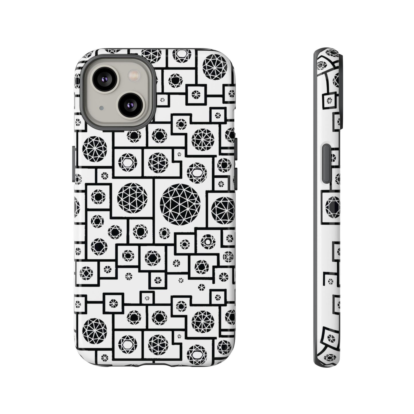 Unique Geometric Phone Case - For iPhone, Google Pixel, and Samsung Galaxy