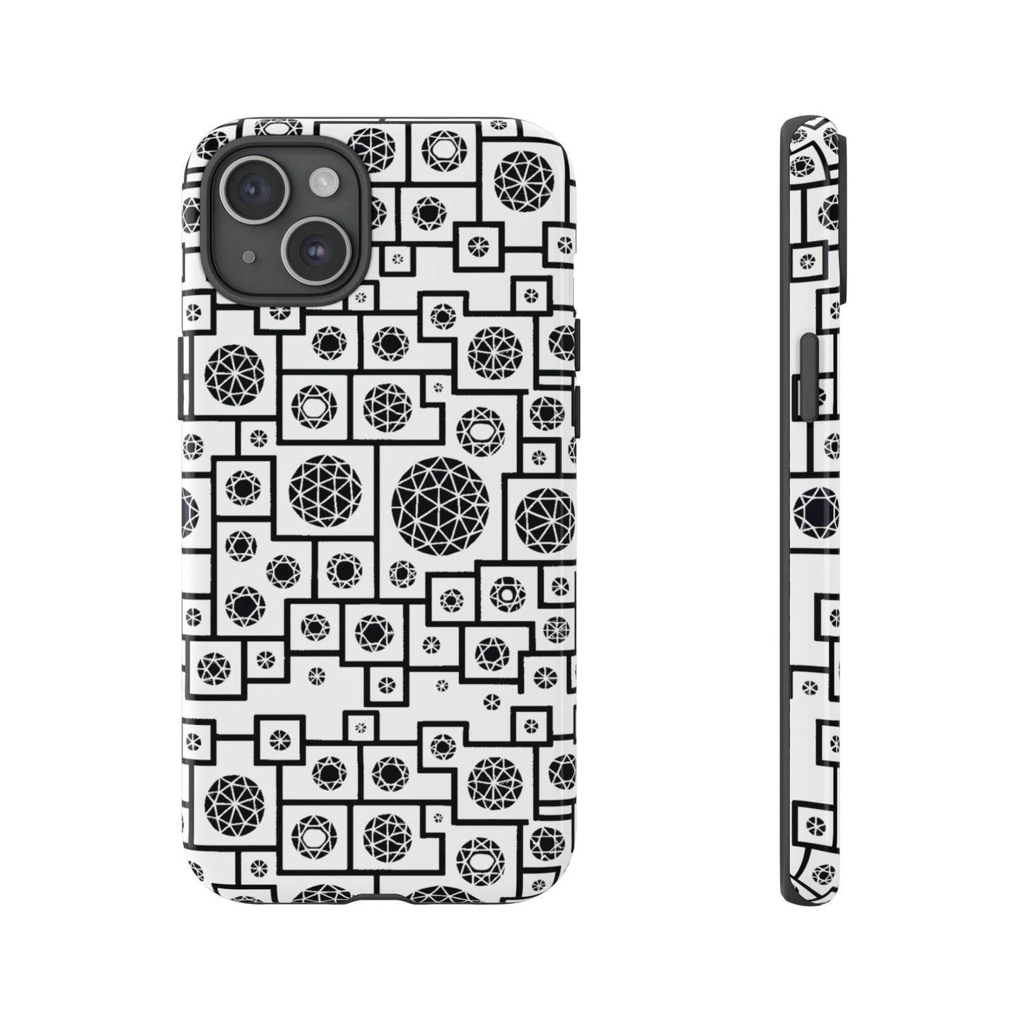 Unique Geometric Phone Case - For iPhone, Google Pixel, and Samsung Galaxy