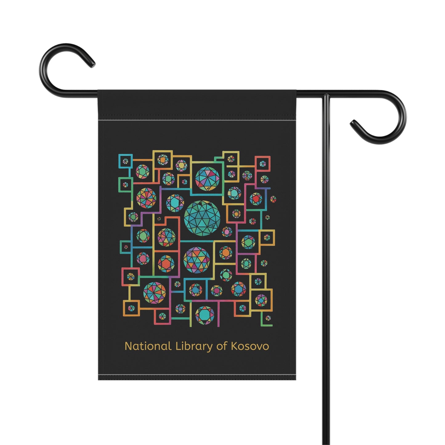Geometric Heritage Colorful Garden Banner