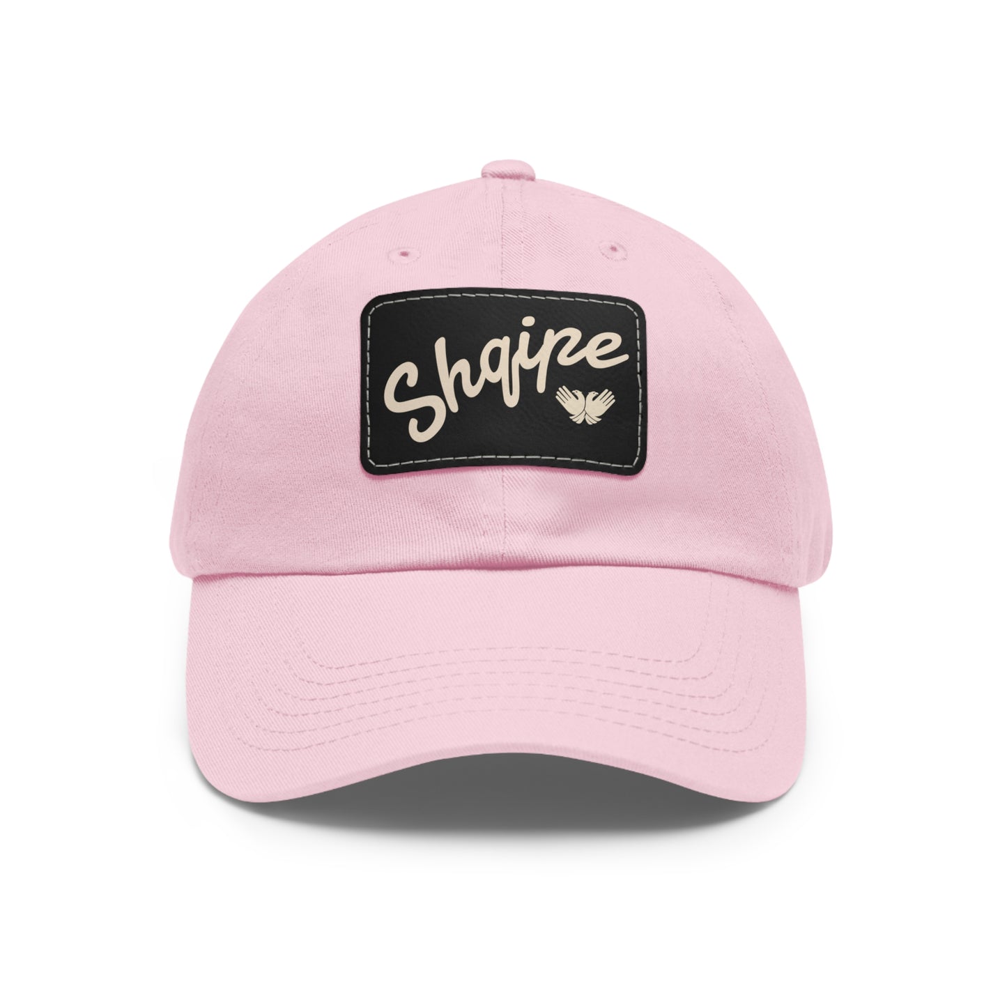 Albanian Shqipe Hat with Leather Patch (Rectangle) - Multicolor