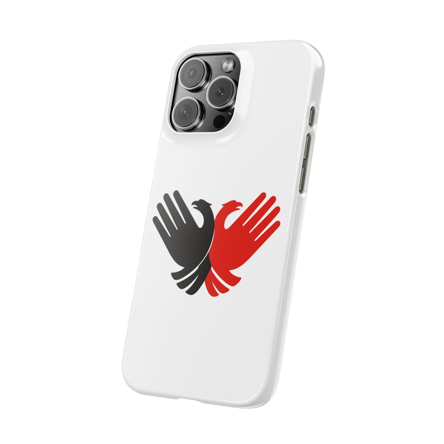 Phone Case, Slim Case with Double Headed Eagle Hands Design, Protective Cover, Thin Case, Eagle Lover Gift, Unique Phone Accessory